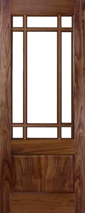 #Doorsets Doors - Walnut NM9G Bevelled