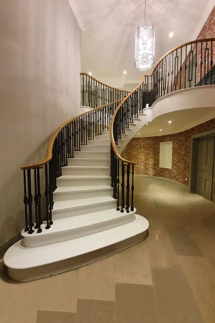 #Doorsets Stairs - Curved Hand Rail