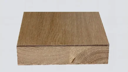 133mm Oak Varnished Oak Door Frame with Stop Skirting & Architrave
