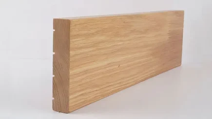 144mm Oak Engineered Contemporary Skirting Skirting & Architrave