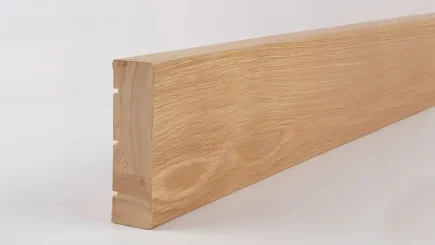 78mm Oak Engineered Contemporary Architrave Skirting & Architrave