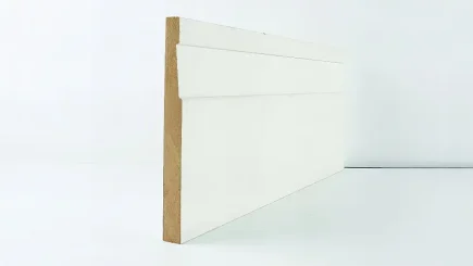 MOULDINGS 169mm White Primed Georgian Skirting Skirting & Architrave