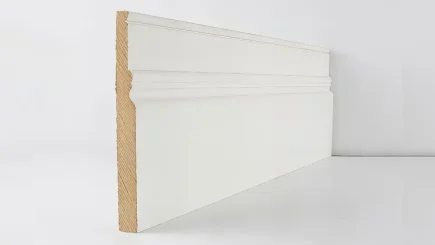 MOULDINGS 180mm White Primed Grange Skirting Skirting & Architrave