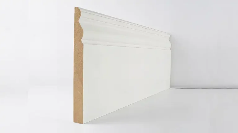 MOULDINGS 180mm White Primed Victorian Skirting Skirting & Architrave