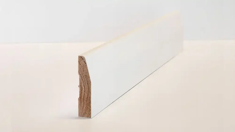 MOULDINGS 78mm/94mm Optima Deluxe Primed Chamfered Architrave Solid Wood Core Skirting & Architrave