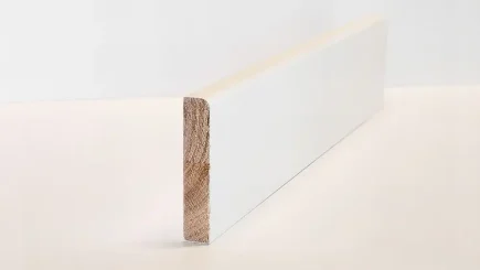 MOULDINGS 94mm Optima Deluxe Primed Contemporary Architrave Solid Wood Core Skirting & Architrave