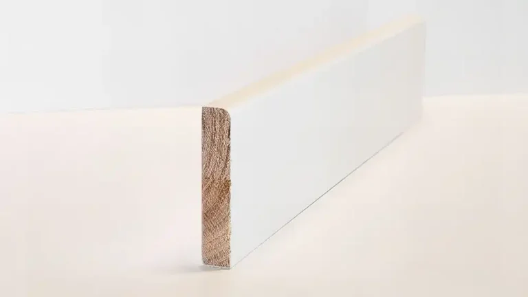 MOULDINGS 94mm Optima Deluxe Primed Contemporary Architrave Solid Wood Core Skirting & Architrave