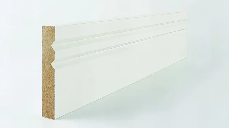 MOULDINGS 94mm White Primed Double Shaker Architrave Skirting & Architrave