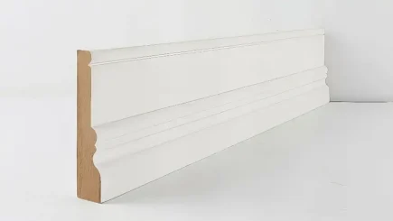 MOULDINGS 94mm White Primed Grange Architrave Skirting & Architrave