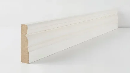 MOULDINGS 94mm White Primed Moulded Architrave Skirting & Architrave